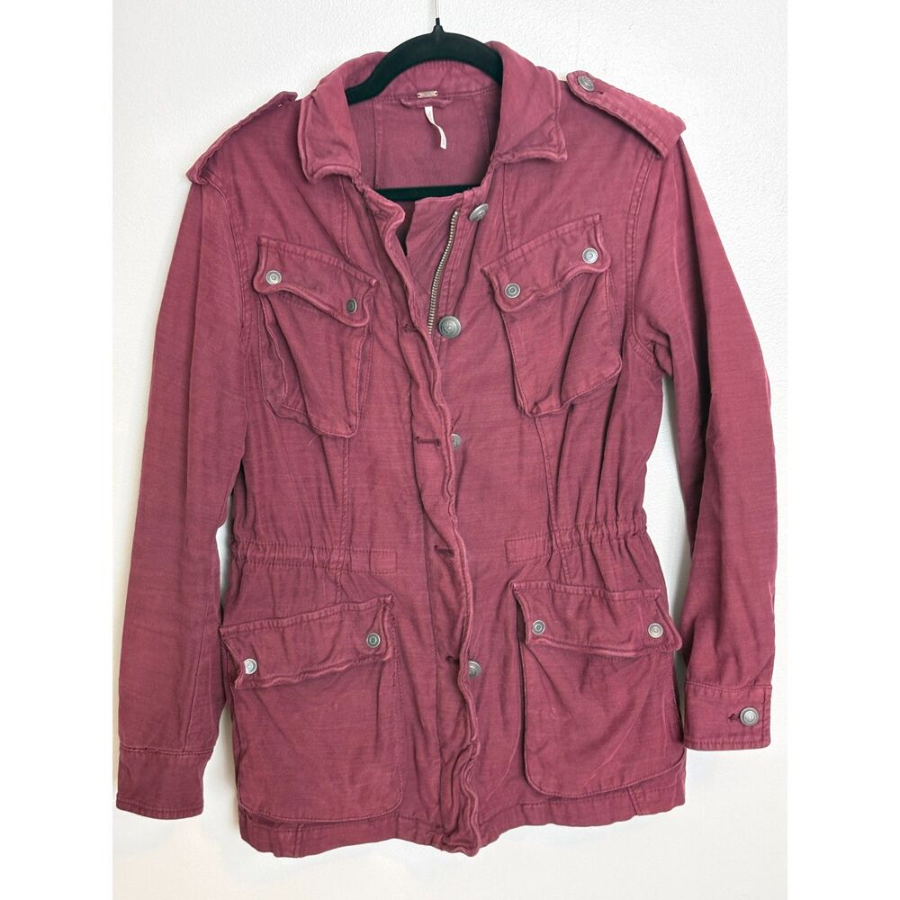 Free People Not Your Brothers Military Surplus Jack Burgundy